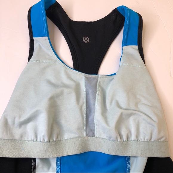 Lululemon  Blue /Black training tank top - Picture 4 of 4